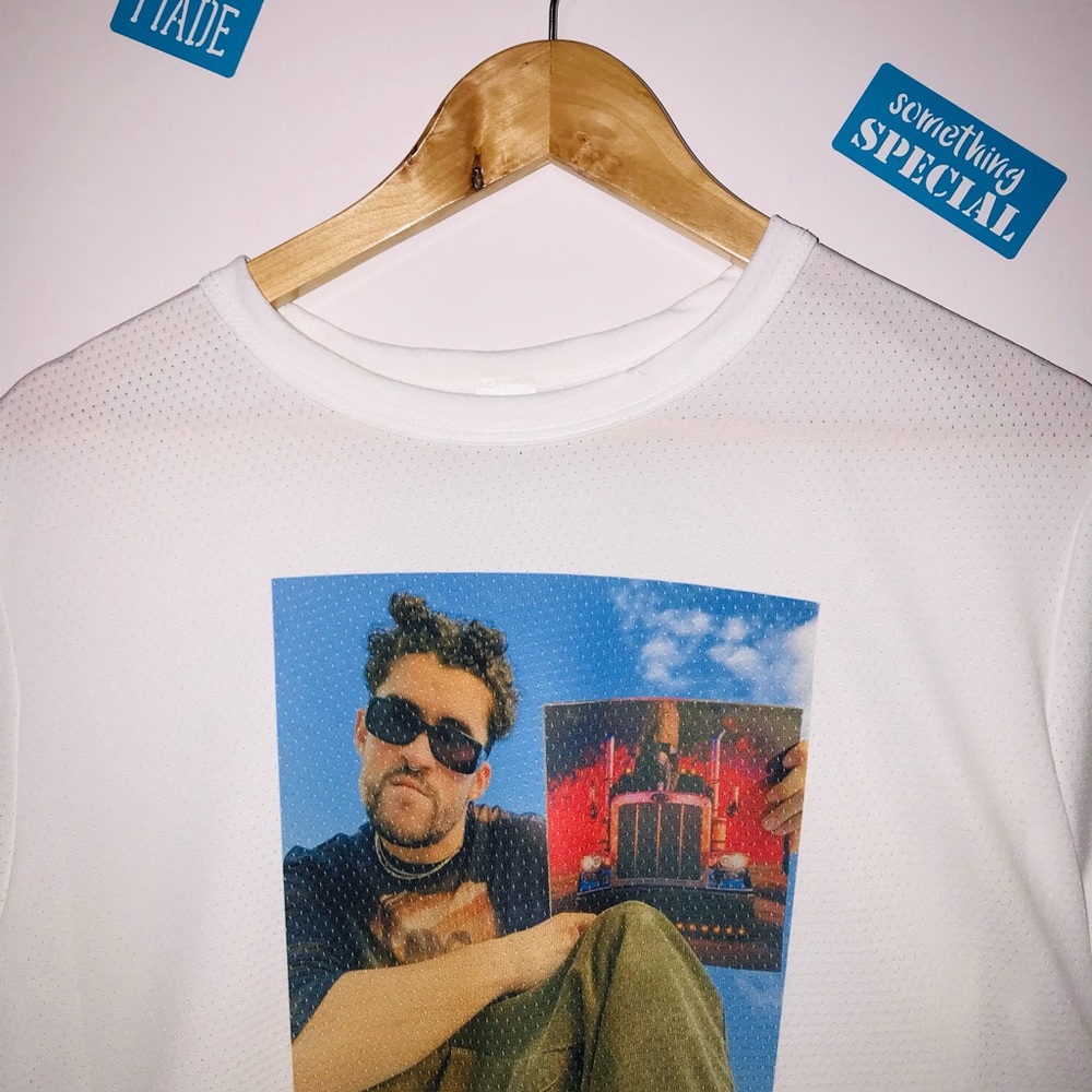 Bad bunny t shirt.